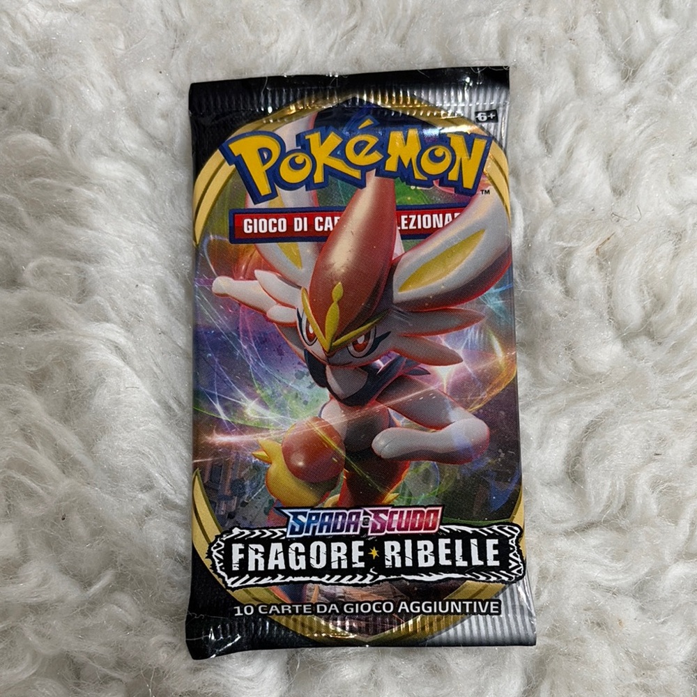 Pokemon Trading Card Pack - Black, Gold, Red